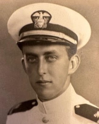 Sally Carton’s father in his Navy uniform. Photo courtesy of the author.