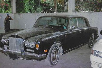The “haunted” Rolls Royce that belonged to François “Papa Doc” Duvalier. Photo courtesy of the author.