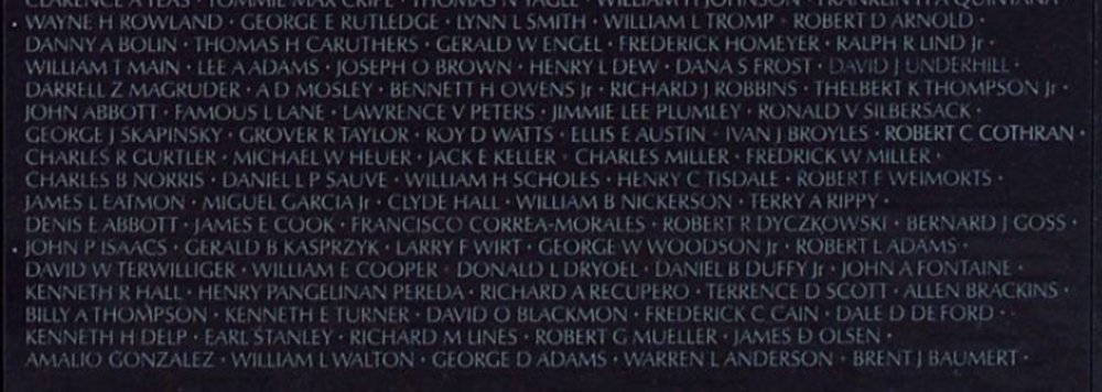 Col. Robert Raymond Dyczkowski’s name appears on panel 06E, Row 129, of the Vietnam Veterans Wall.