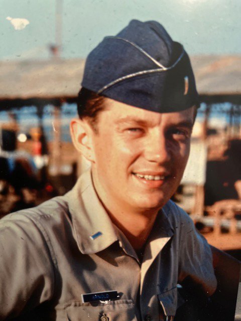 Terry Arnold as a first lieutenant at Korat Royal Thai Air Force Base, Thailand.