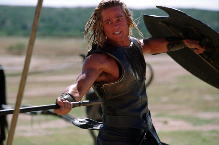 Brad Pitt as Achilles in 'Troy'