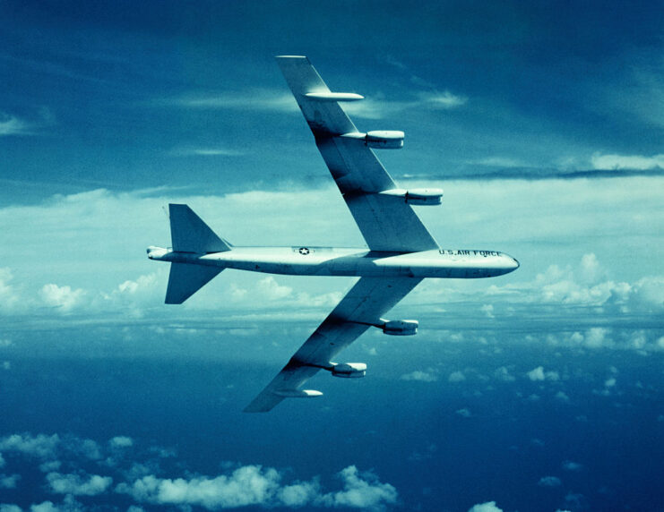 Boeing B-52 Stratofortress in flight