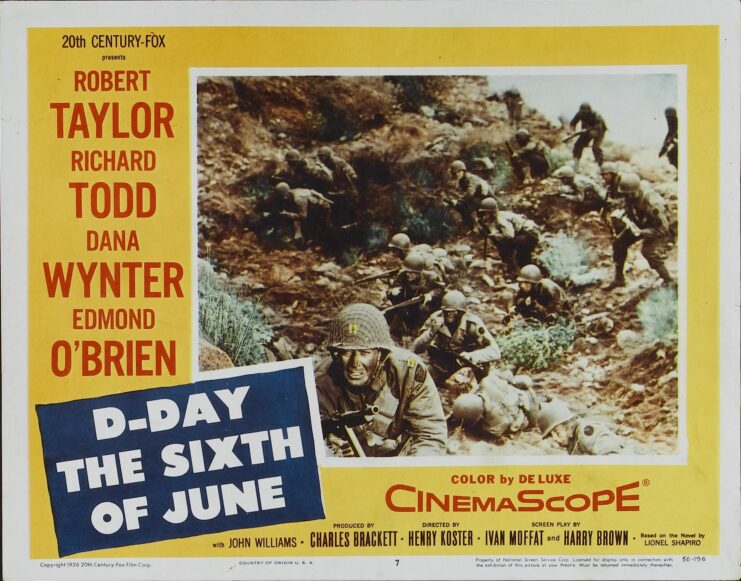 Lobby card for 'D-Day the Sixth of June'